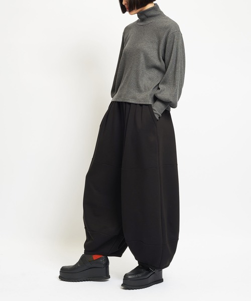 gomme(ゴム)の「ウォームポンチ バルーンパンツ(その他パンツ・レディース・グレー/ブラック/パープル・MEDIUM)」の9枚目の写真