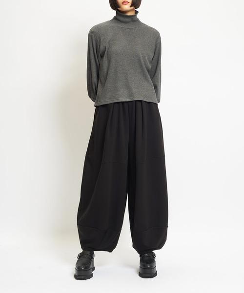 gomme(ゴム)の「ウォームポンチ バルーンパンツ(その他パンツ・レディース・グレー/ブラック/パープル・MEDIUM)」の10枚目の写真