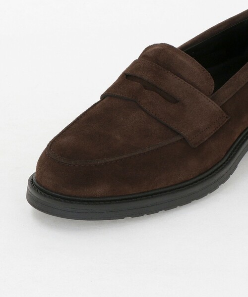 GLR ハッスイ アクティブ ローファー スエード -撥水-（ローファー