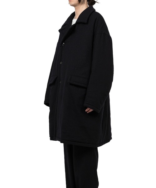 KAMIYA Padded Pinstripe Coat コート 25AW セール】Padded Pinstripe Coat（その他アウター）｜KAMIYA（カミヤ