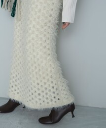 EMMEL REFINES | ＜EMMEL REFINES＞EM フラッフィー アイレット ニットスカート(スカート)