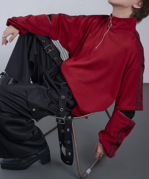 Ellno Loset(エルノロゼット)の「【Ryooo コラボ】ハトメリングサスペンダーツキカーゴパンツ(カーゴパンツ・メンズ・アイボリー/ブラック・MEDIUM/SMALL/LARGE)」の20枚目の写真