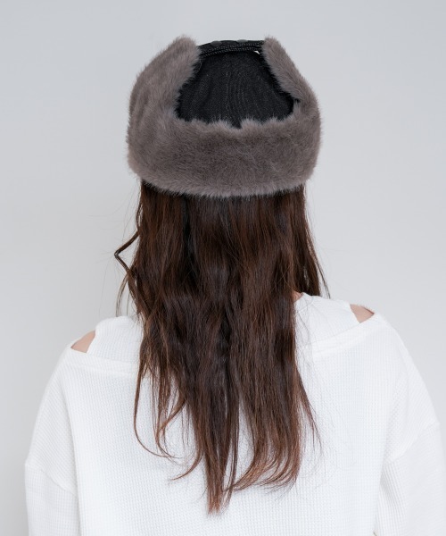 polcadot（ポルカドット）の「DENIM EARCOVER CAP/デニム イヤーカバーキャップ（キャップ・メンズ・ブラック/ネイビー・FREE）」の8枚目の写真