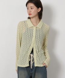 LAKOLE | カットレースシャツカーディガン / 588555(カーディガン/ボレロ)