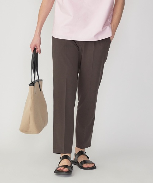 SHIPS.me(シップスミー)の「【ZOZO限定】SHIPS.me: ワンタックテーパードアンクルスラックス(スラックス・メンズ・ダークブラウン/チャコールグレー/ライトベージュ/ダークネイビー/ブルーグレー・マルチサイズ)」の3枚目の写真