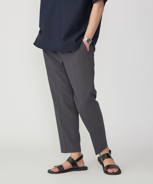 SHIPS.me(シップスミー)の「【ZOZO限定】SHIPS.me: ワンタックテーパードアンクルスラックス(スラックス・メンズ・ダークブラウン/チャコールグレー/ライトベージュ/ダークネイビー/ブルーグレー・マルチサイズ)」の1枚目の写真