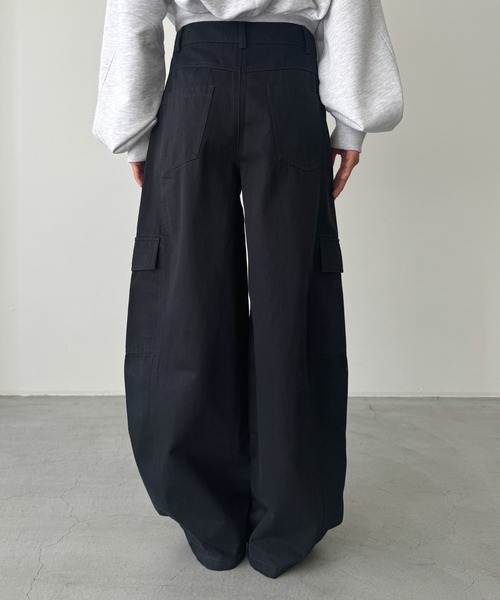 CANAL JEAN(キャナルジーン)の「El mar ツイルカーゴパンツ(カーゴパンツ・レディース・ベージュ/ネイビー・SMALL/MEDIUM)」の11枚目の写真