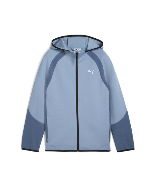 PUMA(プーマ)の「PUMA プーマ ボーイズ エヴォストライプ フルジップ フーディ 120-160cm(パーカー・キッズ・ブラック/サックスブルー・150/160/130/140/120)」の10枚目の写真