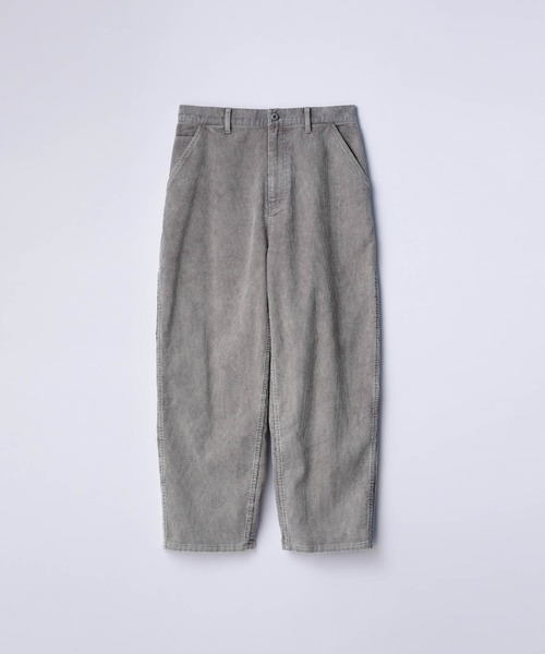 SLICK（スリック）の「【SLICK/スリック】Sulfur-Dyed Corduroy Painter Pants/サルファーダイコーデュロイペインターパンツ / ヴィンテージ / セットアップ（その他パンツ・メンズ・ブラック/グレイッシュベージュ・1/2/3）」の2枚目の写真