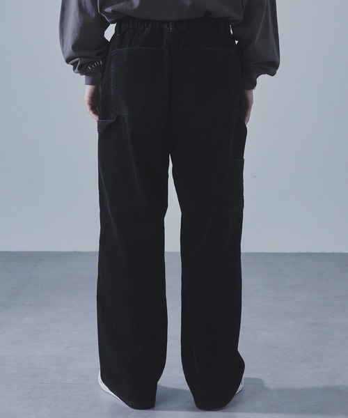 SLICK（スリック）の「【SLICK/スリック】Sulfur-Dyed Corduroy Painter Pants/サルファーダイコーデュロイペインターパンツ / ヴィンテージ / セットアップ（その他パンツ・メンズ・ブラック/グレイッシュベージュ・1/2/3）」の18枚目の写真