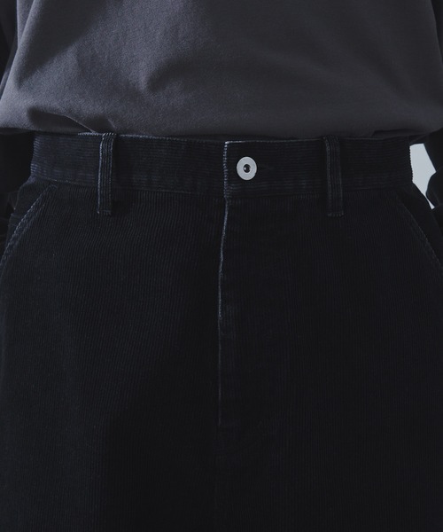 SLICK（スリック）の「【SLICK/スリック】Sulfur-Dyed Corduroy Painter Pants/サルファーダイコーデュロイペインターパンツ / ヴィンテージ / セットアップ（その他パンツ・メンズ・ブラック/グレイッシュベージュ・1/2/3）」の5枚目の写真