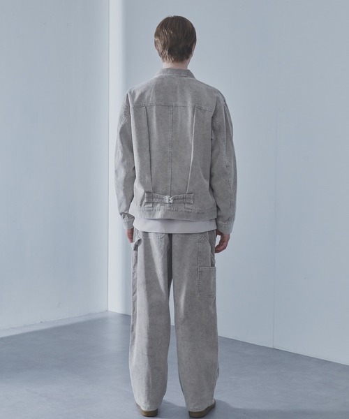 SLICK（スリック）の「【SLICK/スリック】Sulfur-Dyed Corduroy Painter Pants/サルファーダイコーデュロイペインターパンツ / ヴィンテージ / セットアップ（その他パンツ・メンズ・ブラック/グレイッシュベージュ・1/2/3）」の14枚目の写真