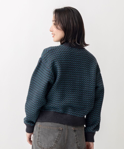 L.L.Bean(エルエルビーン)の「【JAPAN EDITION】ウェイン・セーター・バーズアイ(ニット/セーター・レディース・グリーン系その他/ネイビー・MEDIUM)」の11枚目の写真