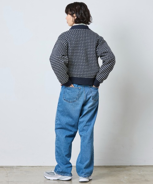 L.L.Bean(エルエルビーン)の「【JAPAN EDITION】ウェイン・セーター・バーズアイ(ニット/セーター・レディース・グリーン系その他/ネイビー・MEDIUM)」の8枚目の写真