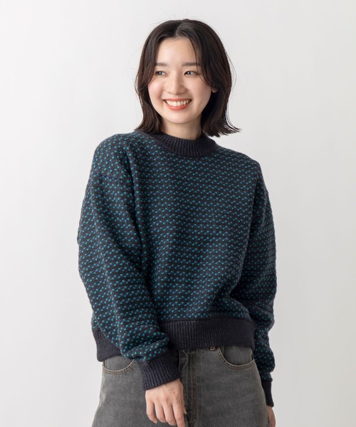 JAPAN EDITION】ウェイン・セーター・バーズアイ（ニット/セーター