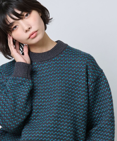 JAPAN EDITION】ウェイン・セーター・バーズアイ（ニット/セーター