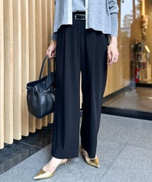 NOLLEY’S | ウォッシャブルバックサテンジョーゼットイージーパンツ(その他パンツ)