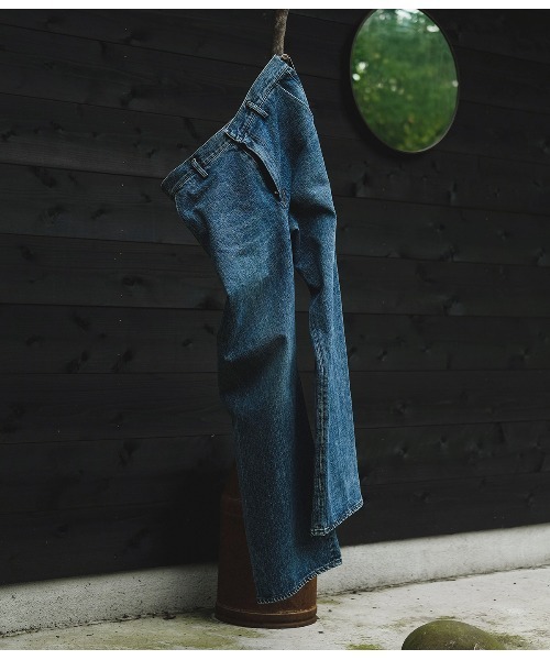 PORT BY ARK / ポートバイアーク：Seamless Denim Pants-Vintage wash