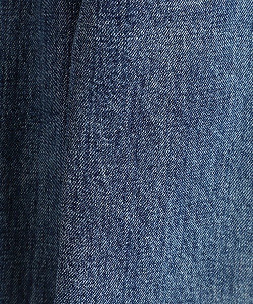 PORT BY ARK（ポートバイアーク）の「PORT BY ARK / ポートバイアーク：Seamless Denim Pants-Vintage wash：PO18-PT01[COR]（デニムパンツ・メンズ・インディゴブルー・2/1）」の8枚目の写真