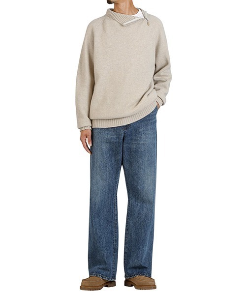 PORT BY ARK（ポートバイアーク）の「PORT BY ARK / ポートバイアーク：Seamless Denim Pants-Vintage wash：PO18-PT01[COR]（デニムパンツ・メンズ・インディゴブルー・2/1）」の14枚目の写真