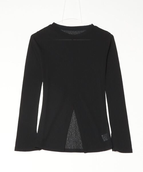 シアースリットロングスリーブトップス（Tシャツ/カットソー