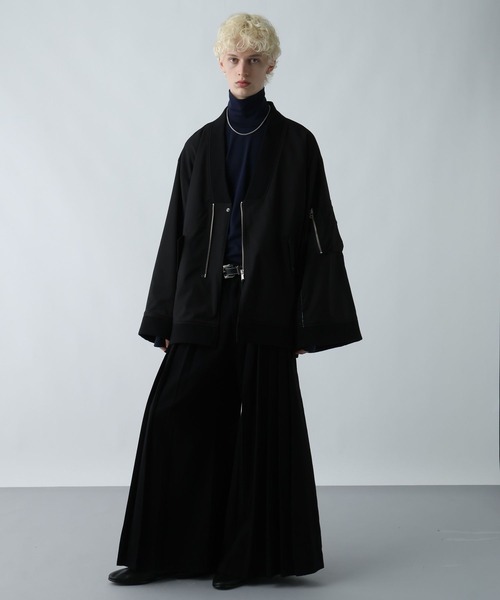 HARE（ハレ）の「YOSEハカマデニムパンツ(HARE)（デニムパンツ・メンズ・グレー/ブラック・SMALL/MEDIUM）」の3枚目の写真