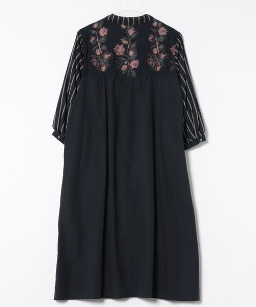 セール】ブロッサムヴァインカットジャカード＋ストライプシャツ