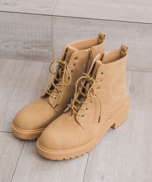 ems excite(エムズエキサイト)の「レースアップブーツ(ブーツ・レディース・ブラック/ブラウン/ベージュ・MEDIUM/LARGE)」の13枚目の写真