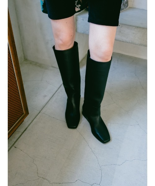 sahara（サハラ）の「Insole Long Boots/インソールロングブーツ（ブーツ・レディース・ブラック/ブラウン/ベージュ・SMALL/MEDIUM/LARGE）」の8枚目の写真
