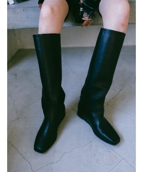 sahara（サハラ）の「Insole Long Boots/インソールロングブーツ（ブーツ・レディース・ブラック/ブラウン/ベージュ・SMALL/MEDIUM/LARGE）」の9枚目の写真