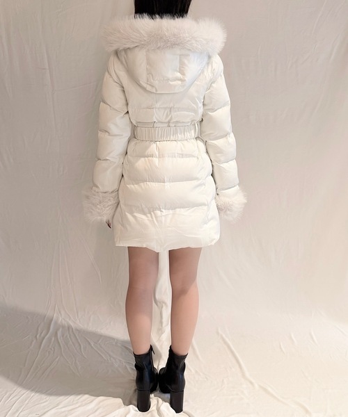 ロングウエストマークダウンコート（ダウンジャケット/コート）｜NOMAE