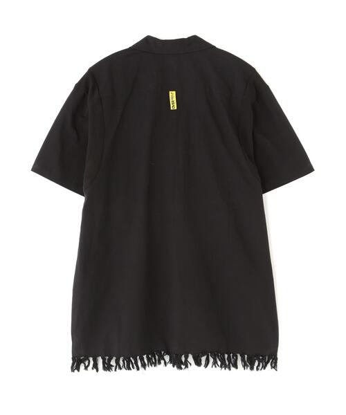 over print（オーバープリント）の「overprint/オーバープリント/COTTON LINEN BOWRING SHIRTS（シャツ/ブラウス・レディース・ネイビー/アイボリー/ブラック・L/XL/M/S）」の4枚目の写真
