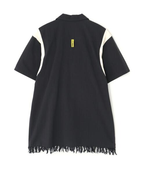 over print（オーバープリント）の「overprint/オーバープリント/COTTON LINEN BOWRING SHIRTS（シャツ/ブラウス・レディース・ネイビー/アイボリー/ブラック・L/XL/M/S）」の8枚目の写真