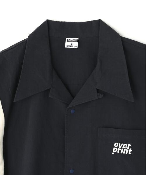 over print（オーバープリント）の「overprint/オーバープリント/COTTON LINEN BOWRING SHIRTS（シャツ/ブラウス・レディース・ネイビー/アイボリー/ブラック・L/XL/M/S）」の9枚目の写真