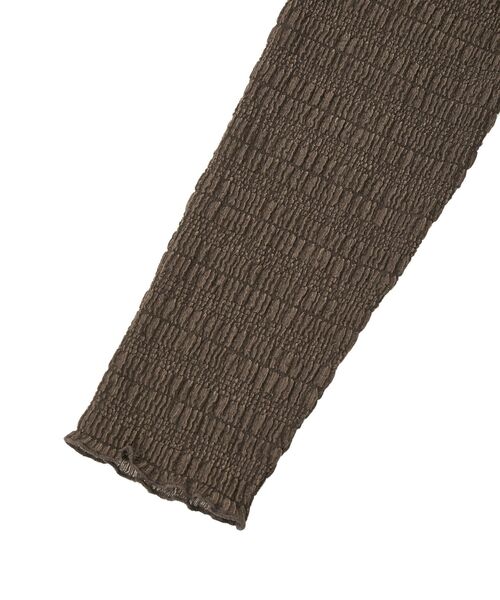 Petit fleur（プチフルール）の「・Petit Fleur ジャガードハイネックロンTEE（Tシャツ/カットソー・レディース・ライトグレー/ブラック/ブラウン/オフホワイト・FREE）」の18枚目の写真