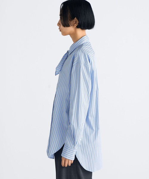 EDITION（エディション）の「■THOMAS MASON ストライプ タイシャツ（シャツ/ブラウス・レディース・ライトブルー・36/34）」の4枚目の写真