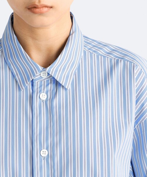 EDITION（エディション）の「■THOMAS MASON ストライプ タイシャツ（シャツ/ブラウス・レディース・ライトブルー・36/34）」の7枚目の写真