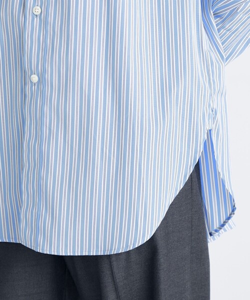 EDITION（エディション）の「■THOMAS MASON ストライプ タイシャツ（シャツ/ブラウス・レディース・ライトブルー・36/34）」の9枚目の写真