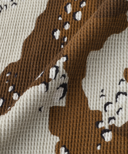 BOTT（ボット）の「BoTT / ボット BONES CAMO THERMAL（Tシャツ/カットソー・メンズ・ブルー系その他/ベージュ・SMALL/MEDIUM）」の7枚目の写真