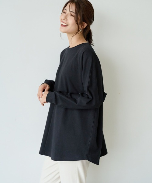 FOUND GOOD(ファウンドグッド)の「カイテキポンチチュニックPO(その他トップス・レディース・ブルー系2/ブラック/ベージュ/グレー系8・L/S/M)」の1枚目の写真