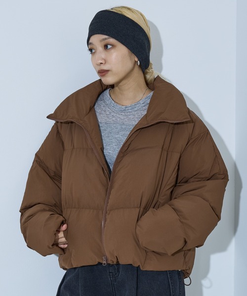 セール】ショート 中綿ブルゾン / パファーダウンジャケット（ダウン