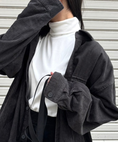 ARCADE(アーケード)の「暖かい ストレッチフリース タートルネック&モックネック ハイネック長袖 カットソー(Tシャツ/カットソー・メンズ・ベージュ系4/ホワイト系4/ブラック系1/ブラック系3/ブラウン系4/ワイン系1/ホワイト系3/ブラック系2/ブラック系4/ブラウン系3/ベージュ系3/ワイン系2/ホワイト系1/ホワイト系2/ブラウン系1/ブラウン系2・MEDIUM/LARGE/X-LARGE/M/L/LL)」の4枚目の写真