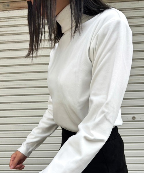 ARCADE(アーケード)の「暖かい ストレッチフリース タートルネック&モックネック ハイネック長袖 カットソー(Tシャツ/カットソー・メンズ・ベージュ系4/ホワイト系4/ブラック系1/ブラック系3/ブラウン系4/ワイン系1/ホワイト系3/ブラック系2/ブラック系4/ブラウン系3/ベージュ系3/ワイン系2/ホワイト系1/ホワイト系2/ブラウン系1/ブラウン系2・MEDIUM/LARGE/X-LARGE/M/L/LL)」の20枚目の写真