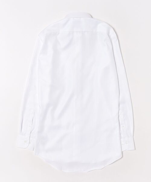 TOKYO SHIRTS(トウキョウシャツ)の「【超形態安定】 形態安定ノンアイロン ワイド 長袖ビジネスワイシャツ (大きいサイズ・長いサイズ)(ビジネスシャツ・メンズ・ホワイト・首回り39cm-裄丈88cm/首回り41cm-裄丈90cm/首回り42cm-裄丈90cm/首回り43cm-裄丈90cm/首回り45cm-裄丈82cm/首回り45cm-裄丈86cm/首回り45cm-裄丈90cm/首回り47cm-裄丈86cm/首回り47cm-裄丈90cm)」の4枚目の写真