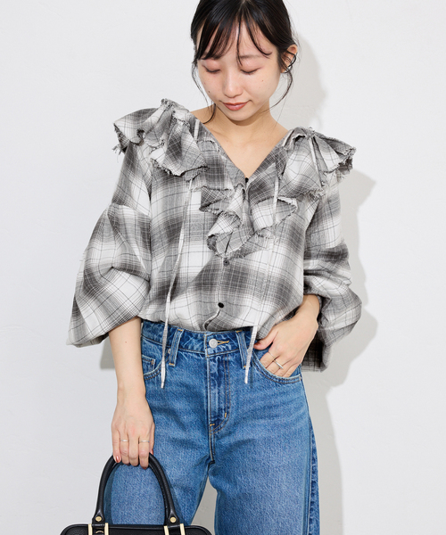 25SS】crinkle crinkle crinkle ブルゾン フリル 25SS】crinkle