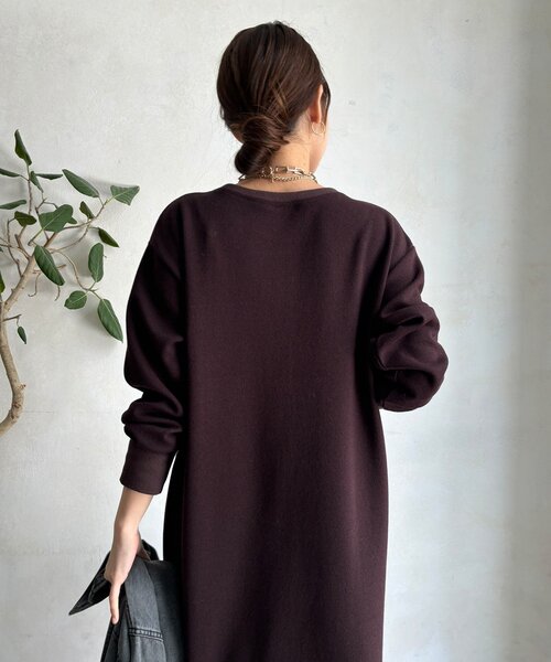 ブークレーダンボールロングスリーブワンピース（ワンピース）｜DouDou