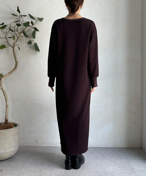 ブークレーダンボールロングスリーブワンピース（ワンピース）｜DouDou