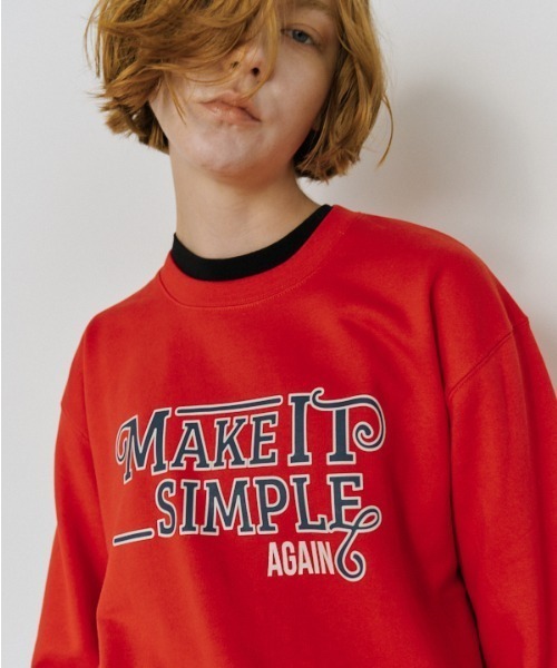Muel Chic(ミュエルシック)の「Makey sweat CS メイキースウェットカットソー(スウェット・レディース・グレー/スミクロ/レッド/ブラウン・FREE)」の12枚目の写真