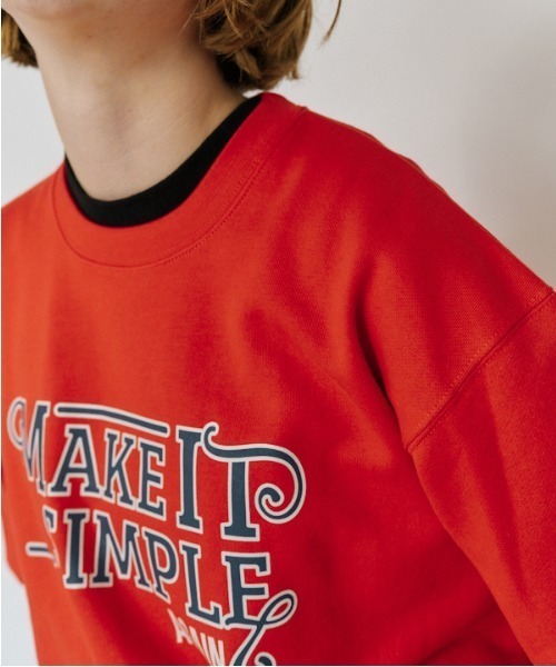 Muel Chic(ミュエルシック)の「Makey sweat CS メイキースウェットカットソー(スウェット・レディース・グレー/スミクロ/レッド/ブラウン・FREE)」の15枚目の写真