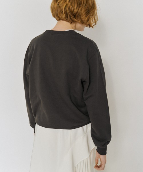 Muel Chic(ミュエルシック)の「Makey sweat CS メイキースウェットカットソー(スウェット・レディース・グレー/スミクロ/レッド/ブラウン・FREE)」の17枚目の写真